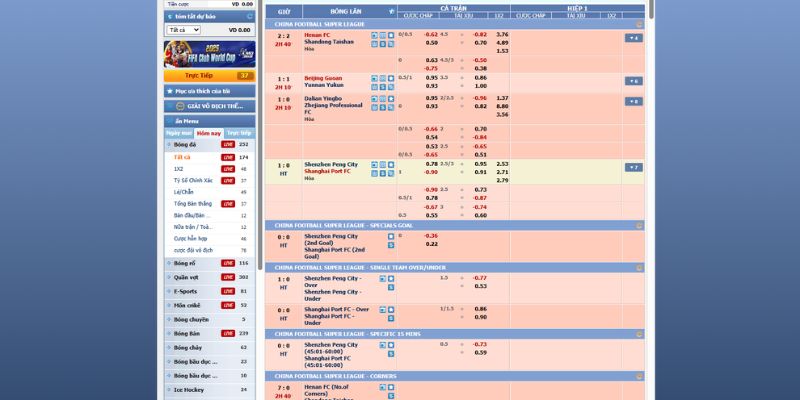 Các môn thể thao nổi bật tại CMD Thể Thao